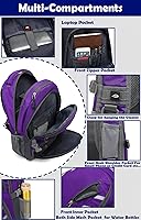 ProEtrade Laptop Backpack for College, Travel, and Work (Purple, 15.6-inch) — image 2