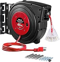 WILAWELS Retractable Extension Cord Reel 45FT 12AWG/3C SJTOW — image 1