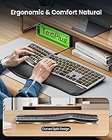 seenda KUW01 7-Color Backlit Wired Ergonomic Keyboard — image 3