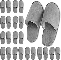 Juvale Disposable Guest Slippers, 12 Pairs, US Men Size 11/Women Size 12 — image 1