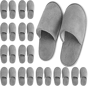 Juvale Disposable Guest Slippers, 12 Pairs, US Men Size 11/Women Size 12 Review