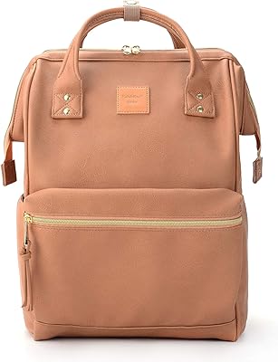 Kah&Kee Leather Backpack B1211 15-inch Laptop Bag