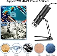 Jiusion Digital USB Microscope Camera for iPhone iPad Android Phones — image 6