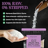 Aromasong Pure Raw Dead Sea Salt with Lavender, 5 LB — image 2