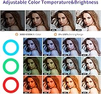 OVEHEL HQ-18 18-inch RGB Ring Light Kit — image 3