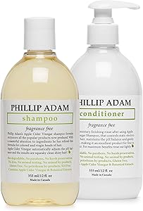 Phillip Adam Fragrance Free Shampoo and Conditioner Set, 12oz Review