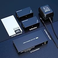 PWAYTEK HDMI Extender Splitter 1x2 1080P@60Hz Over Cat 5E/6/7 Ethernet Cable — image 7