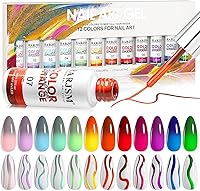RARJSM Temperature Color Changing Gel Nail Polish Set, 12 Colors — image 1