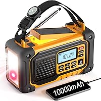 DexScout Crank Emergency Weather Radio 10000mAh — image 1