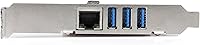 StarTech 3 Port PCIe USB 3.0 Card + Gigabit Ethernet — image 3