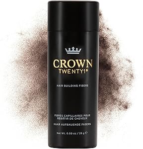CROWN Hair Building Fibers Dark Brown 28g Review