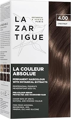 Lazartigue La Couleur Absolue Permanent Hair Color, 4.00 Chestnut