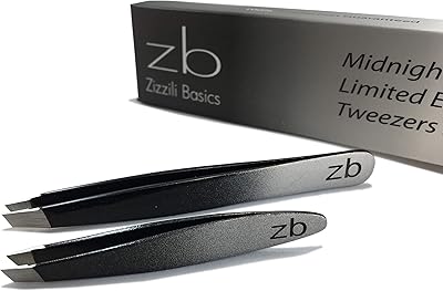 Zizzili Basics Tweezer Set - Midnight Ombre Slant - Classic + Mini