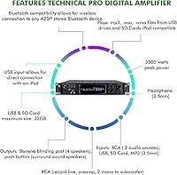 Technical Pro TPH35002URBT Digital Hybrid Amplifier — image 4