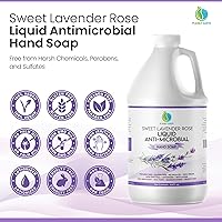 Plainly Earth AntiMicrobial Hand Soap 64 oz Sweet Lavender Rose — image 2