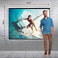 Pyle PRJSM9406 84-inch Manual Pull-Down Projector Screen — image 3