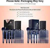 EIGSHOW Professional Makeup Brush Set - 15 Piece, Blue — image 5
