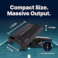 Power Acoustik RZ4-1200D 4-Channel Car Audio Amplifier — image 5