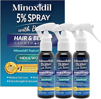OSIMOON 5% Minoxidil Hair Growth Spray 180mL