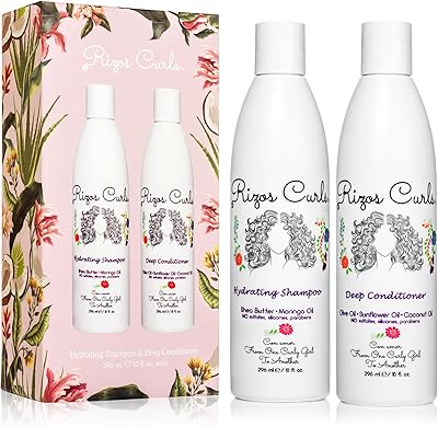 Rizos Curls Wash Day Bundle – Hydrating Shampoo & Deep Conditioner Set