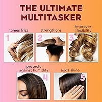 OGX Frizz-Free + Keratin Smoothing Oil Shampoo 25.4 fl oz — image 2