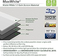 Elite Screens ezCinema F150NWH 150-inch Manual Pull Up Projector Screen — image 8