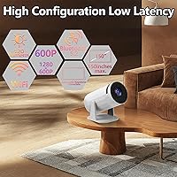 YFDSPSM Mini Projector with Wi-Fi and Bluetooth — image 2