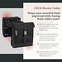 ZUCA Beauty Caddy with Built-in Seat Cushion (Black) — image 3