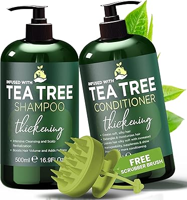 Terramed Tea Tree Shampoo & Conditioner Set 500mL