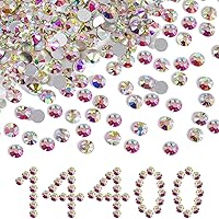 Beadsland Flatback Rhinestones 14400pcs Crystal AB SS20 — image 1