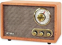 Victrola Willow Retro Wood Bluetooth Radio — image 1