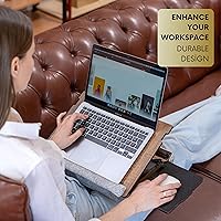 Vigo Wood Laptop Tray - Adjustable Lap Desk for Bed & Sofa — image 3