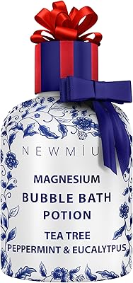 New Miuz Magnesium Bubble Bath - Tea Tree Peppermint Eucalyptus, 10.93oz