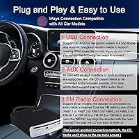 Ploveyy PLCZ316 Portable CD Player for Car with USB & AUX Port — image 3