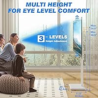 Rfiver Swivel Floor TV Stand with Mount for 32-60 inch TVs — image 2