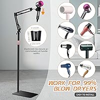 Vivnoon Hair Dryer Stand 66 Inch Adjustable — image 5