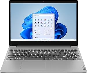 Lenovo Ideapad 3 15.6″ Laptop, 11th Gen Intel Core i3, 8GB RAM, 256GB SSD