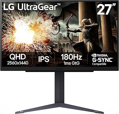 LG 27GS75Q-B 27-inch Ultragear Gaming Monitor