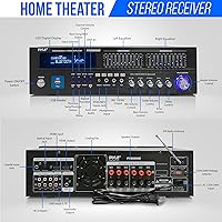 Pyle PT6060CHAE Bluetooth Hybrid Home Amplifier — image 2