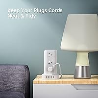 SMALLRT Tower Surge Protector Power Strip with 12 Outlets and USB-C — image 7