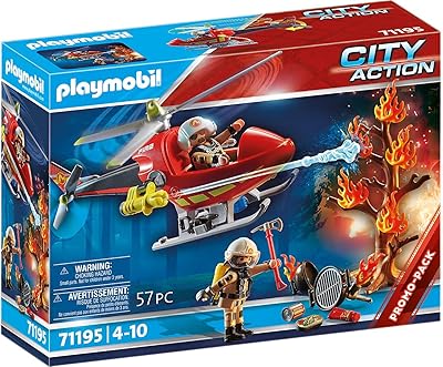 Playmobil 71195 City Action Fire Helicopter