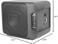 Rockville Ground Pounder 800W Powered Dual 10.5″ Car Subwoofer — image 10