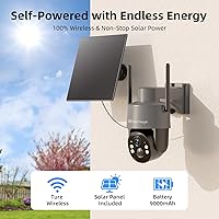Techage CQ1SG-4G 4G LTE Cellular Solar Security Camera — image 3