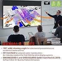 Elite Screens M110H 110-inch Manual Pull Down Projector Screen — image 6