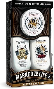 Billy Jealousy Marked IV Complete Tattoo Care Kit Review