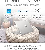 HP 17 Laptop PC 11th Gen Intel Core i3, 4GB RAM, 256GB SSD — image 3