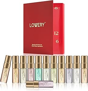 Lovery Christmas Perfume Sampler 12pc Fragrance Set 3mL Review