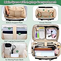 SIYNPAV Rolling Teacher Bag with Accordion File Organizer — image 4