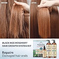 PureNaturis Organic Rosemary Black Rice Water Shampoo & Conditioner Set — image 4