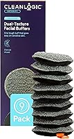 CleanLogic Charcoal Exfoliating Facial Pads, 9 Count — image 1